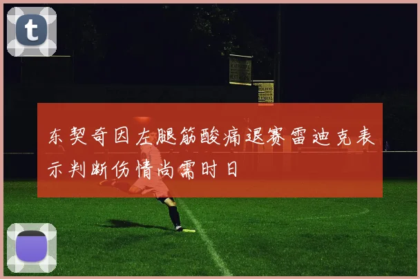 东契奇因左腿筋酸痛退赛雷迪克表示判断伤情尚需时日